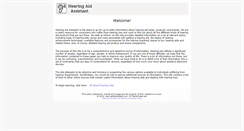 Desktop Screenshot of hearingaidassistant.com